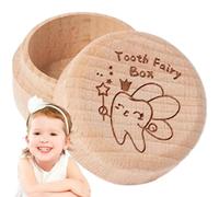 Boîte à Dents Pour Bébé - Boîte à Fée À Dents Pour Garçons, Conteneurs De Pour | Boîte À Souvenirs D' Avec Dents En Bois De Haute Qualité, Détails Charmants