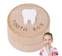Boîte à dents pour conserver les souvenirs | Joli porte-dent perdue en bois pour anniversaire garçon ou fille