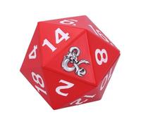 Boite à Dés D20 13.5cm - Nemesis Now - Donjon & Dragons - Rouge - Plastique - Résine