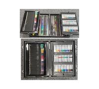 ECD Germany Malette de Dessin Deluxe, 174 Pièces, avec Crayons de Couleur Pastels à l'Huile Peinture Acrylique