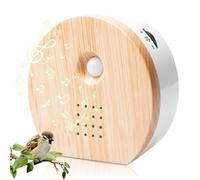 Boîte à détecteur de mouvement pour oiseaux : boîte à sons naturels pour chant, chant d'oiseaux, chant d'oiseaux, bruit d'oiseaux, boîte avec support mural pour salle de bain, spa, toilettes d'invités