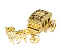 Boîte à Dragées en Plastique de Mariage Carrosse Royal Or