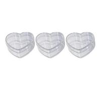 Boite à dragées - LEALOO - Coeur - Plastique - 6 cm - 3 cm - Romantique