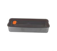 Boîte à en Acier Inoxydable avec Couvercle Étanche - Conteneur 26,8cm(Black)