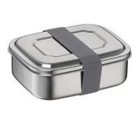 THERMOcafé by THERMOS TC Sandwich Box - Boîte à sandwich - En acier inoxydable - Avec bande textile - Pour l'université, l'école et le bureau - Passe au lave-vaisselle et sans BPA - 1 l