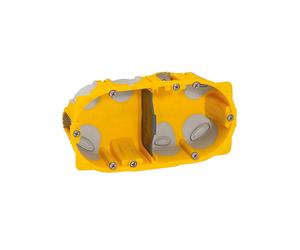 Boîte à encastrer Batibox pour plaque de plâtre - 2 postes - profondeur 40mm LEGRAND