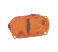 Boîte à encastrer double affleurante multimatériaux 5 modules Legrand Batibox, 40mm, 1 pièce