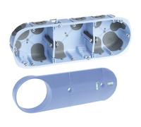 Boîte à encastrer pour cloisons creuses Eur'ohm Air'Metic, 3 modules, 40mm, 50 pièces