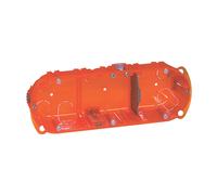 Boîte à encastrer triple affleurante pour maçonnerie 12 modules Legrand Batibox, 40mm, 1 pièce