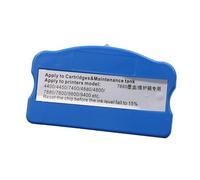 Boîte à Encre de réinitialisation de la Puce de réservoir de Maintenance for Epson Stylus Pro 4400 4450 4000 7600 9600 4800 4880 7880 9880 Printers (Color : 1PC)