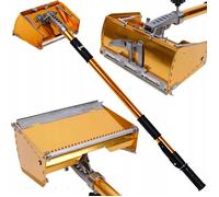 Boîte à Enduire ProFlex - 3 kg | Largeur 250 mm | Manche Télescopique 100-162 cm | Tête Réglable | Roulettes