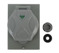 Boîte à entrée d'alimentation Xtevu, boîte de transfert de générateur compatible avec NEMA L14-30P 125V 250V, 30 ampli