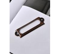 Boîte À Étiquettes 12 Pièces, Porte-Étiquette Pour Tiroir De Fichiers,Étiquettes Bronze