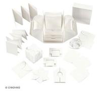 Boite à explosion - Blanc cassé - 12 x 12 x 12 cm Blanc G