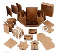 Creotime Boîte d'explosion Creativ E 25380 tailles 7×7×7,5 cm et 12×12×12 cm, brin