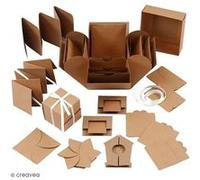 Creotime Boîte d'explosion Creativ E 25380 tailles 7×7×7,5 cm et 12×12×12 cm, brin