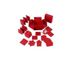 Boite à explosion - Rouge - 12 x 12 x 12 cm