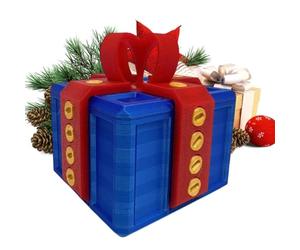 Boîte À Farce À Vis Conteneur À Farce Imprimé En 3D | Boîte Pour Cartes D'Argent Pour Anniversaire Halloween Fête Célébration Noël Et Remise De Diplôme Rouge Blanc et Bleu