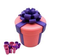 Boîte à farces, boîte à cadeaux vraiment ennuyeuse avec rangement torsadé, boîtes à vis, petit espace de rangement amusant imprimé en 3D, 7 couleurs, pour Noël, la Saint-Valentin