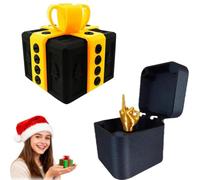 Boîte à farces « Doigt d'honneur », Rien Que pour Vous, avec des Doigts d'honneur dans Une boîte à énigmes, Jouet Surprise et Amusant, défi hilarant avec des vis et des Doigts d'honneur(#I)