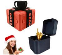 Boîte à farces « Doigt d'honneur », Rien Que pour Vous, avec des Doigts d'honneur dans Une boîte à énigmes, Jouet Surprise et Amusant, défi hilarant avec des vis et des Doigts d'honneur(#B)