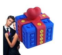 Boîte à farces drôles - Cadeau de bâillon en PP de 2,56 x 2,8 pouces - Parfait pour la Saint-Valentin, ennuyeux, blague inoffensive pour enfants et adultes, idéal pour vacac