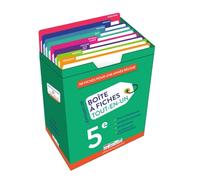 Boite à fiches 5e: 110 fiches recto-verso pour une année réussie !