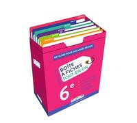 Boite à fiches 6e: 110 fiches recto-verso pour une année réussie !