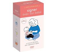 First Boîte à fiches Signer avec son bébé – livret & 95 fiches – dès la naissance