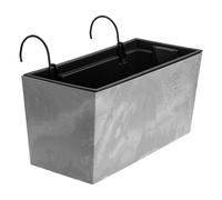 Boîte à fleurs avec poignée et insert Pot de fleurs pour balcon 8 types