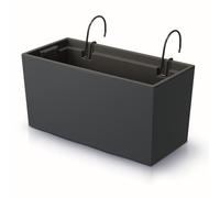 Boîte à fleurs avec poignée et insert Pot de fleurs pour balcon 8 types