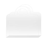 Boîte à fleurs en acrylique avec poignées réutilisables pour enterrement de vie de jeune fille, demoiselle d'honneur, mariage