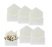 Boîte À Fleurs - Enveloppe En Papier Pliante De 11,02 Pouces | Ensemble De 5 Sacs De Fleurs | Boîtes De Bouquet De Fleuriste Pour Filles, Amis, Amoureux, Vacances, Festivals, Anniversaire, Saint-