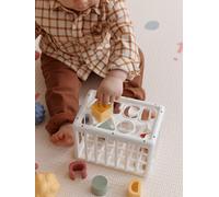 Boîte à formes avec élastiques blanc TU