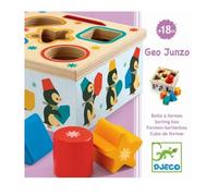 Boîte à formes - DJECO - Géo pingy - Multicolore - Enfant - 18 mois et plus