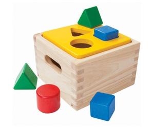 Boîte à formes géométriques Plantoys - Jouet en Bois