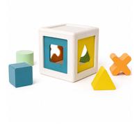 Boîte À Formes Montessori Jeu De Tri Évolutif Kuby Blanc TU