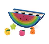 Boîte à formes pastèque et fruits en bois jeu d'éveil coloré et éducatif Vilac