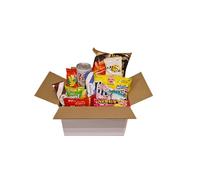 Boîte à friandises coréenne - Boîte à goûter coréenne, assortiment de chips, nouilles, bonbons, chocolat