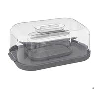 Boîte à fromage et beurrier ""Fresh Eat"" gris - 5 five simply smart