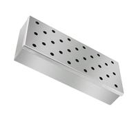 Boîte à Fumer en Acier Inoxydable pour Barbecue et Grill, Fumage | Compatible Copeaux, Charbon et Granulés, Fumage Chaud ou Froid, pour Agneau et Côtes