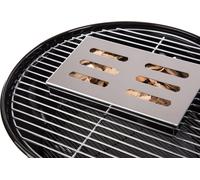 Boîte à fumigation | Smoker Box | Smokebox | Smokerbox | Accessoires de cuisson pour barbecue à gaz, barbecue à charbon, barbecue boule | Donne à vos grillades un arôme particulier | Acier inoxydable 