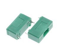 Boîte à fusibles 250 V, lot de 10 pièces, 5 x 20 mm, type baïonnette, avec couvercle, vert, borne PCB 5 x 20 mm, 15 mm, 22 mm(22mm,2.5A)