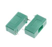 Boîte à fusibles 250 V, lot de 10 pièces, 5 x 20 mm, type baïonnette, avec couvercle, vert, borne PCB 5 x 20 mm, 15 mm, 22 mm(22mm,1A)