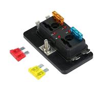 Boîte à fusibles 4/6/10 voies boîte à fusibles de voiture porte-fusible de voiture camion boîte à fusibles à lame automatique fusibles for Circuit Standard 32V ATO Câblage de protection (Color : 4 Wa