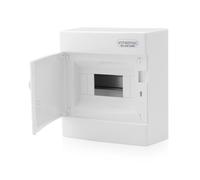 Intratec Coffret de Distribution en Saillie 1 Rangée - IP40 Boîtier pour 8 Modules avec Porte blanche pour une Installation Facile à Domicile et en Entreprise - 236 x 396 x 102 mm