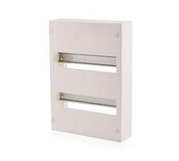 Boîte à fusibles armoire de commande blanche sans porte, montage en surface 2 rang, 24 modules, IP30, 63A compact pour l'intérieur