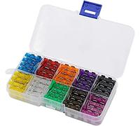 Boîte à fusibles automobiles moyen/mini 2A 3A 5A 7. 10A 15A 20A 25A 30A 35A AMP avec Clip Box Assortiment Auto Blade Type Fuse Truck