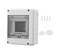 Boîte à fusibles, boîte de jonction de montage, boîte à fusibles de rechange, matériau ABS, empêche efficacement les dommages causés par l'eau, gris, 1 pièce