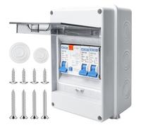 Boîte à fusibles en saillie IP65 - Petit distributeur en saillie - Disjoncteur 32 A - Interrupteur AC 16 A + 160 A - Pour la maison, le bureau, le centre commercial